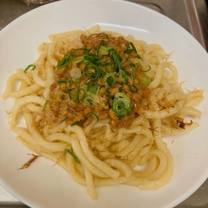 簡単！旨い！☆納豆焼きうどん☆